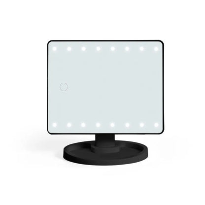 Miroir LED rectangulaire 16,5x28x6,5h cm