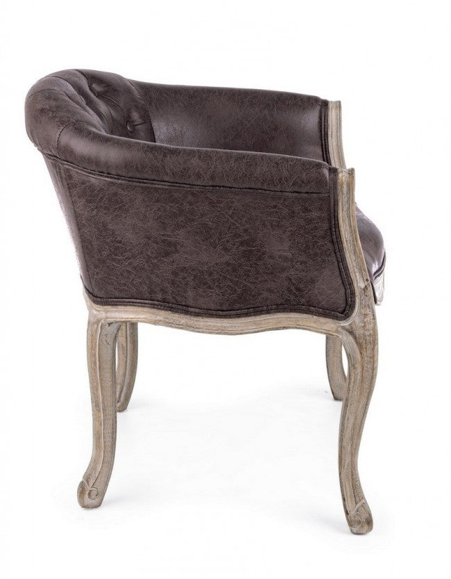 2x Fauteuil Classique Diva Dark