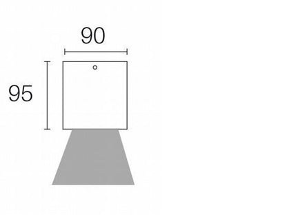 Faretto Plafone 6W Led 3000K  linea lula  bianco