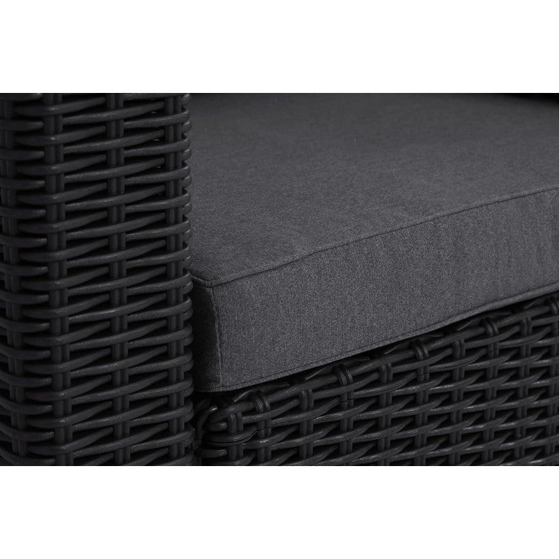 Keter California Canapé 3 places graphite 198x68x71,5 cm h