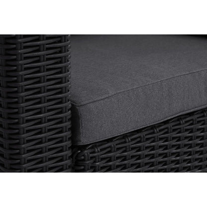 Keter California Canapé 3 places graphite 198x68x71,5 cm h