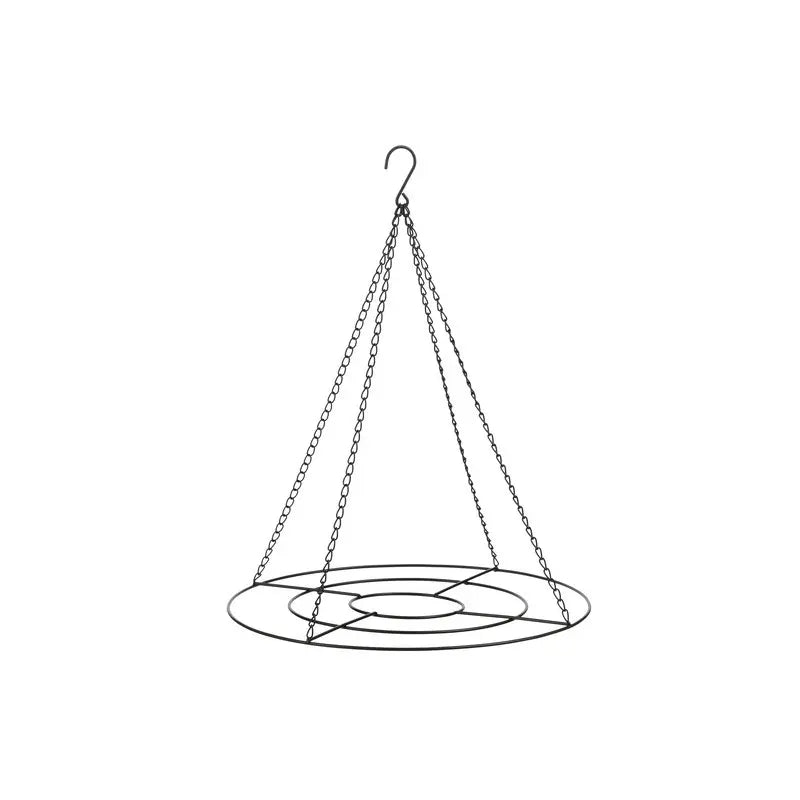Cono decorativo nero con gancio Ø44 × H55 cm