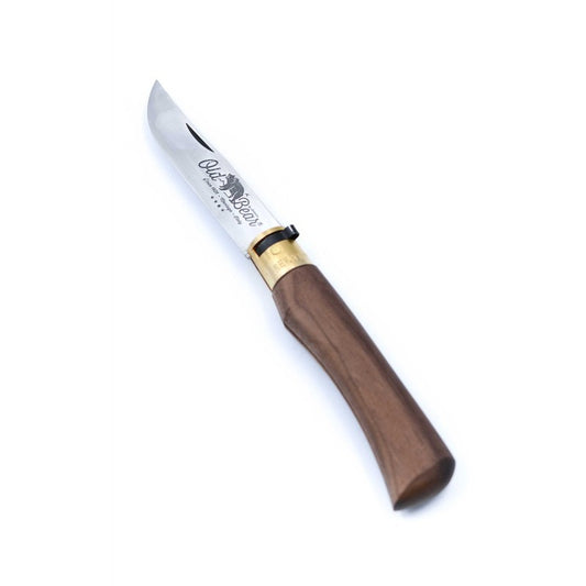 Couteau classique en noyer Old Bear avec lame inox 23 cm taille xl