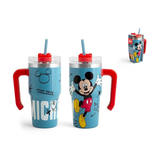 Mug isotherme Mickey Comeback 0,6 L en acier inoxydable