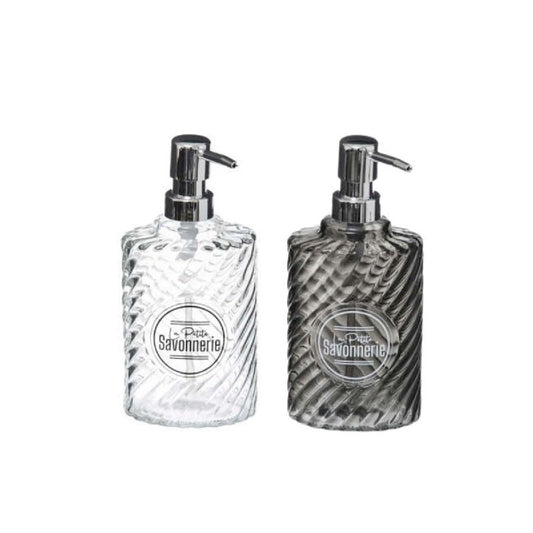 Distributeur de savon en verre de 400 ml en présentoir