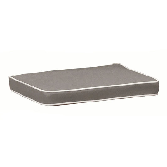 Coussin d'assise Liberty gris tourterelle 40x40 cm
