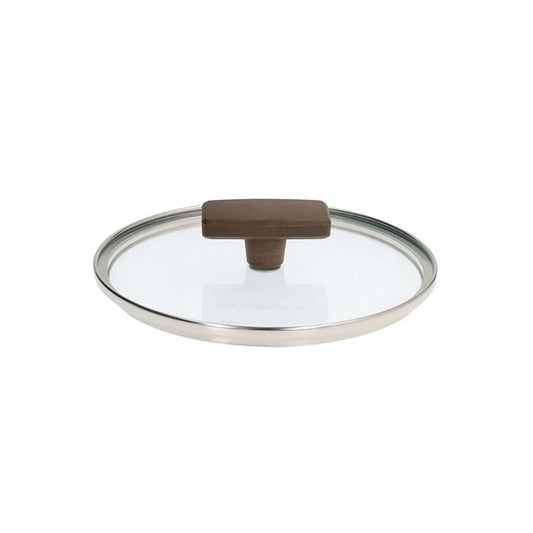 Coperchio in vetro Ø 28 cm Tognana Sintonia con pomolo soft touch e foro vapore