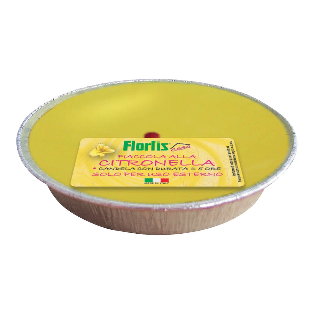 Torche citronnelle Flortis aluminium 11 cm