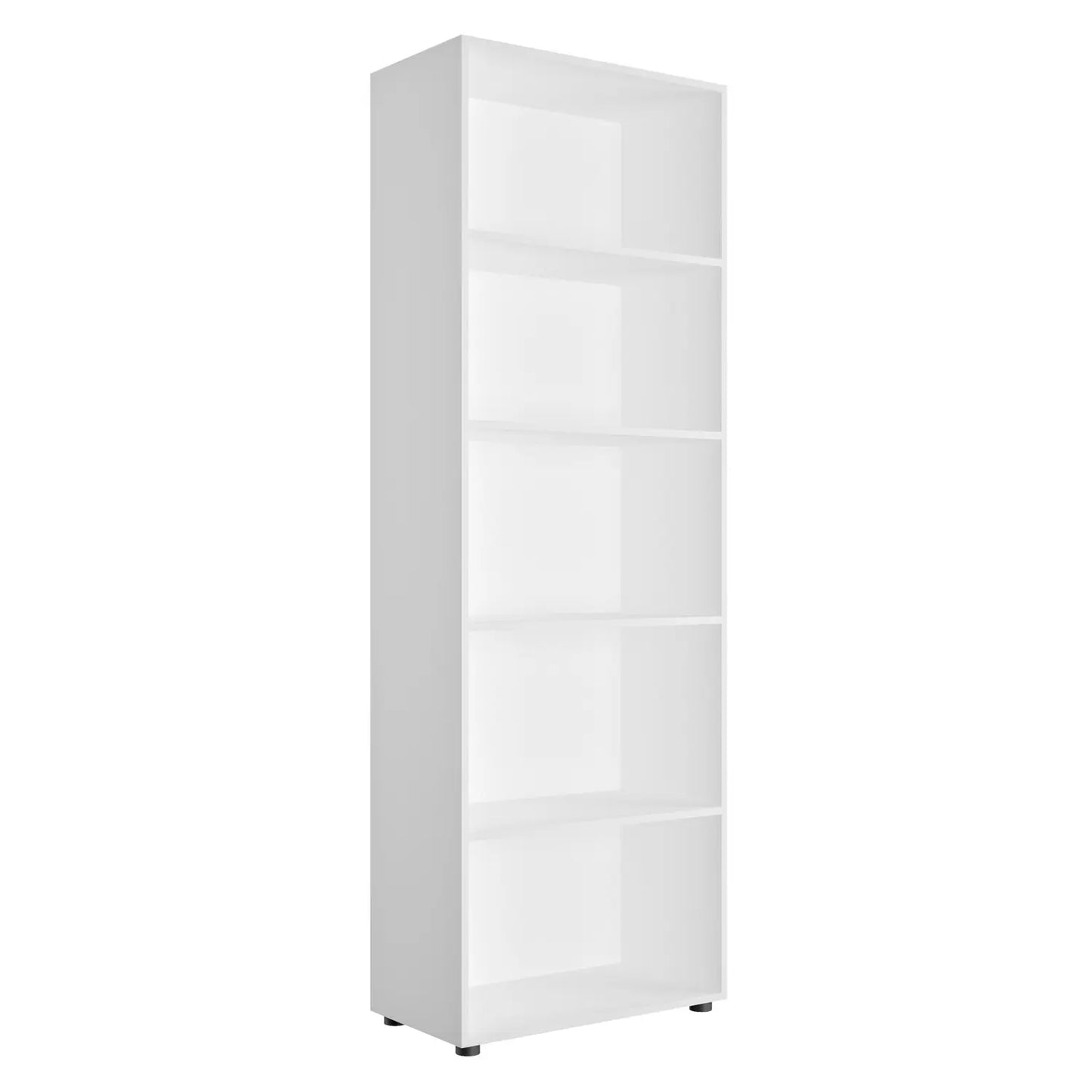 Bibliothèque 5 étagères blanc 68,8x35,3x200 h
