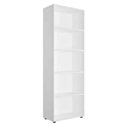 Bibliothèque 5 étagères blanc 68,8x35,3x200 h