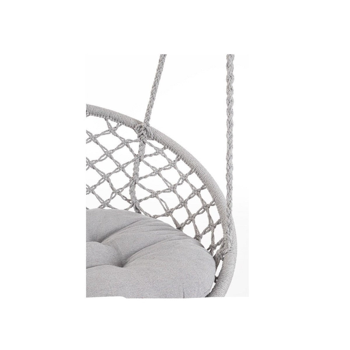 Hamac suspendu Bizzotto Javier gris Ø80x130h