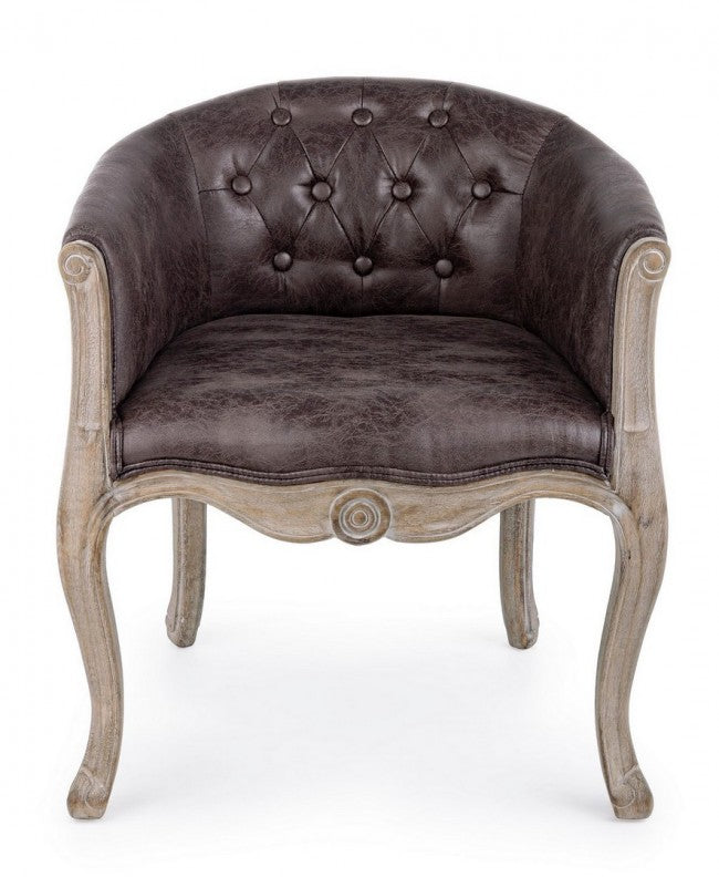 2x Fauteuil Classique Diva Dark