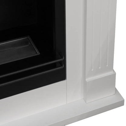 Camino a bioetanolo biocamino da terra ad angolo FORD Bianco L110 x P63 x H102  cm