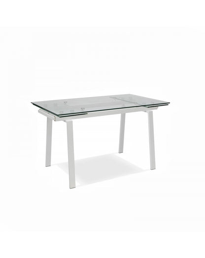 Tavolo Allungabile Tommy 140-200x80 cm, Gambe Bianco