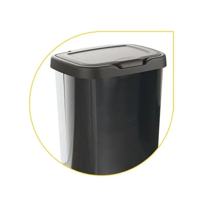 Jive black 20 L pedal bin