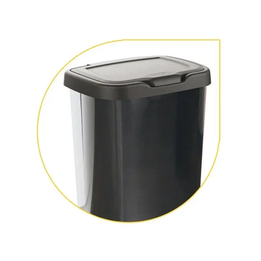 Pattumiera con pedale Jive nera 20 L