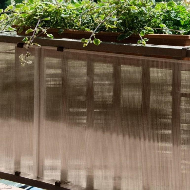 Kit de 2 panneaux de balcon en polycarbonate Wall-y