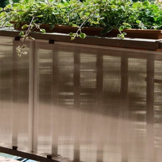 Kit de 2 panneaux de balcon en polycarbonate Wall-y