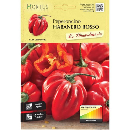 Piment Habanero rouge extraordinaire