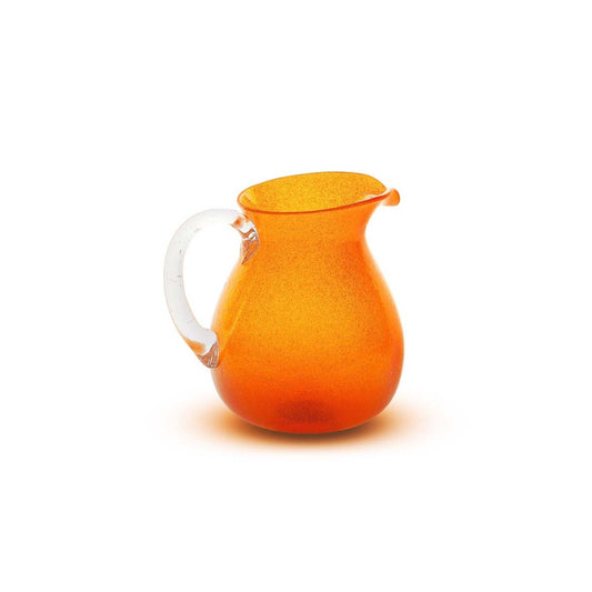 Pichet carafe mandarine Memento Originale en verre soufflé 1,6 L