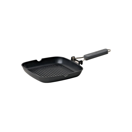Poêle grill Cook&Special avec poignée rabattable 24x24 cm