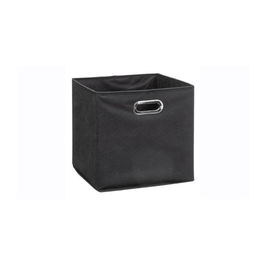 Boîte de rangement gris foncé 31x31 cm
