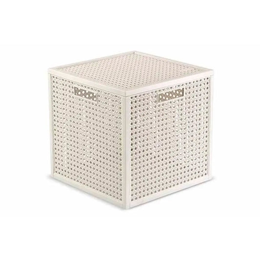 Curver Kaya panier cube blanc 19l cm 28x28x28 h