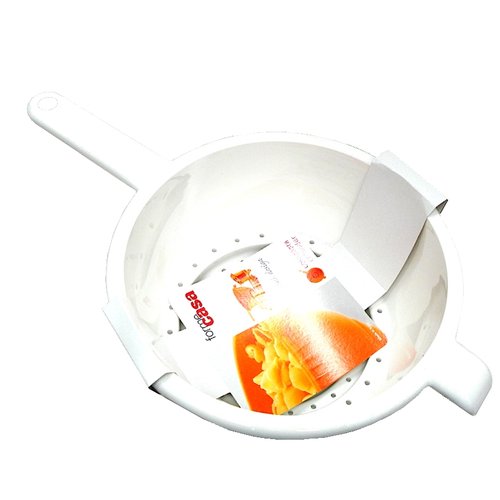 Passoire avec anse Ø 24 cm, coloris blanc