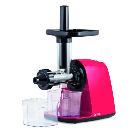 Extracteur de jus à basse vitesse 85 tr/min avec système horizontal sans filtre et moteur 200 W économe en énergie