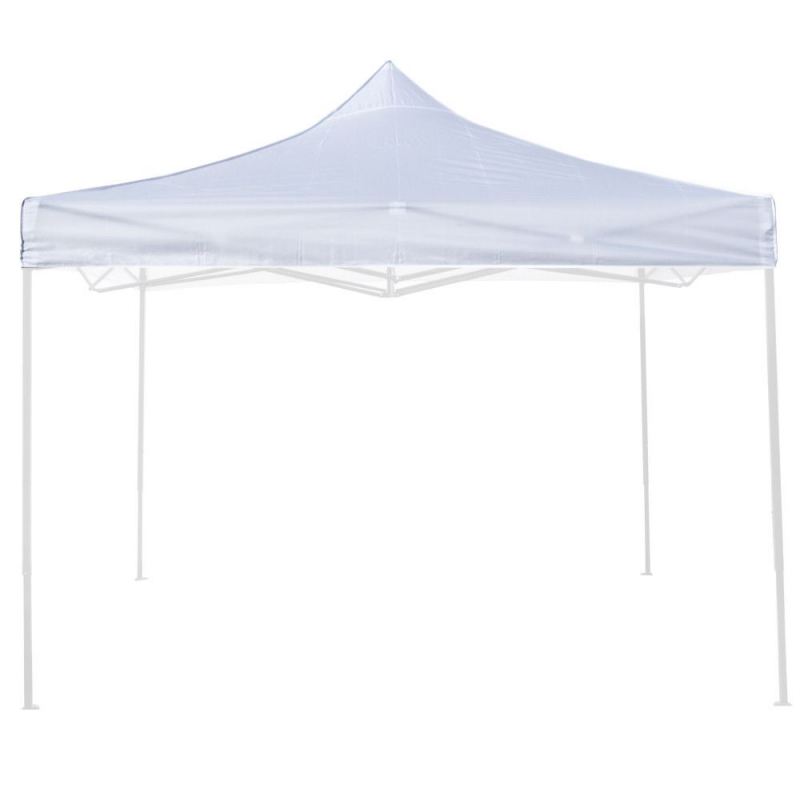 Toit de Remplacement Imperméable Blanc 3x3 m pour Gazebo Pliant