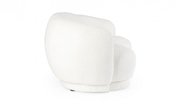 Divano 2 posti bianco 191x93x73x46