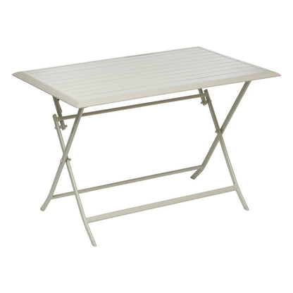 Table de jardin pliante en terre cuite Azua 4 places 135 x 90 x 75 cm