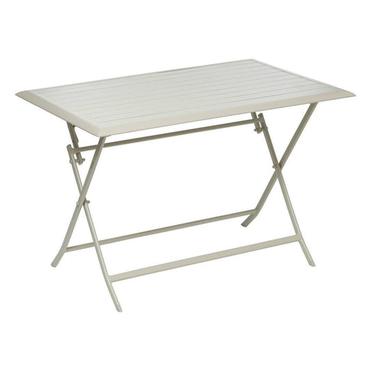 Table de jardin pliante en terre cuite Azua 4 places 135 x 90 x 75 cm