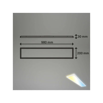 Panneau led Tava cct 98 cm 36w 4800lm blanc