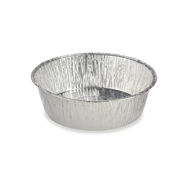 Lot de 2 plateaux ronds en aluminium Ø25x8h