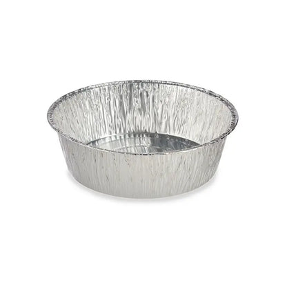 Lot de 2 plateaux ronds en aluminium Ø25x8h