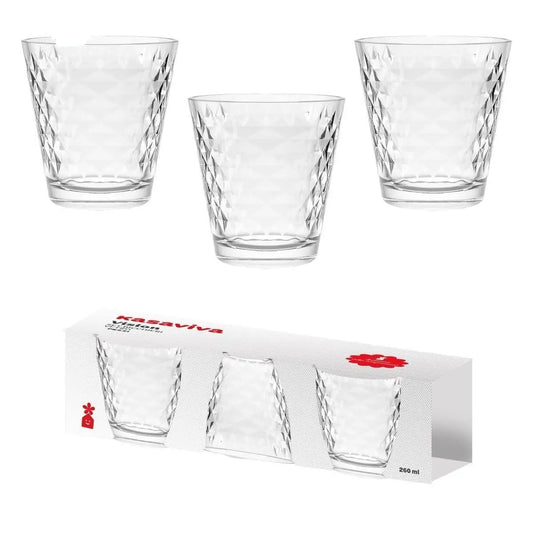 Set de 3 verres vision Diamant 25 cl