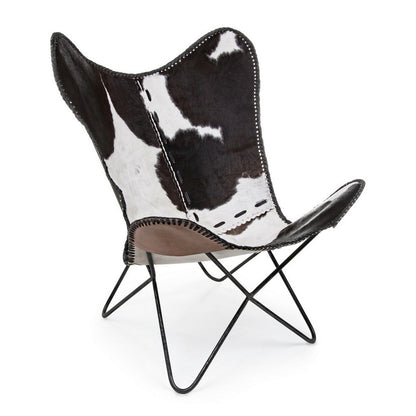 2x Poltrona Buffalo nera in pelle 68x70x93h cm