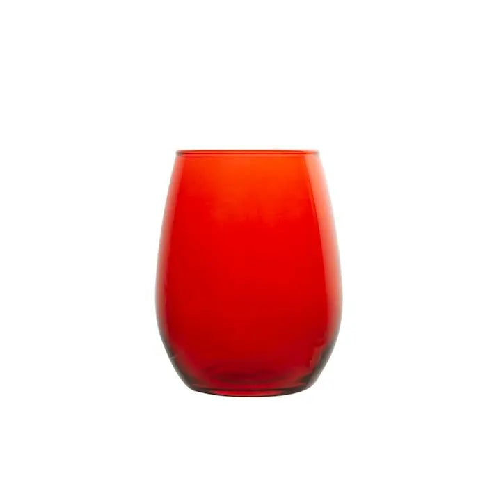 Lot de 6 verres Amber rouges de 35 cl