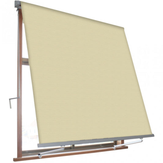 Store banne Milos avec bras beiges 3x2,45 m