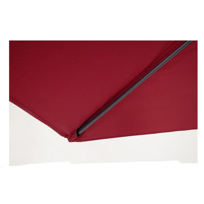 Parapluie Bizzotto Kalife 2,7 m avec joint bordeaux
