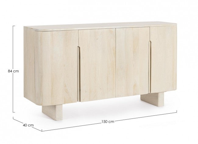Credenza in legno 150x40x84