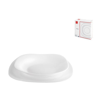 Service de table Parma 12 pièces en verre opale blanc