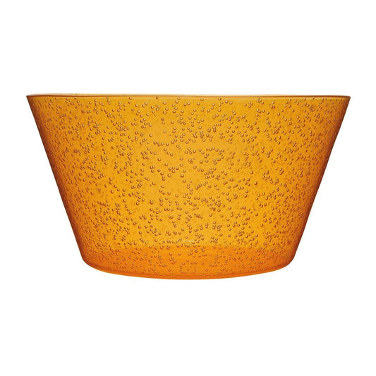 Saladier mandarine Memento Synth en méthacrylate Ø24x13h