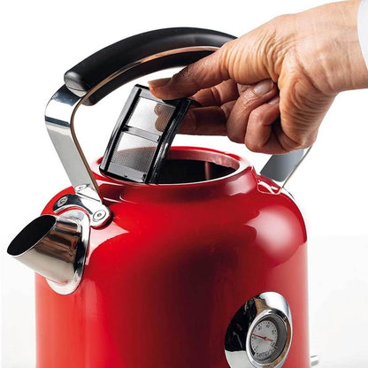 Bouilloire électrique moderne Ariete en rouge