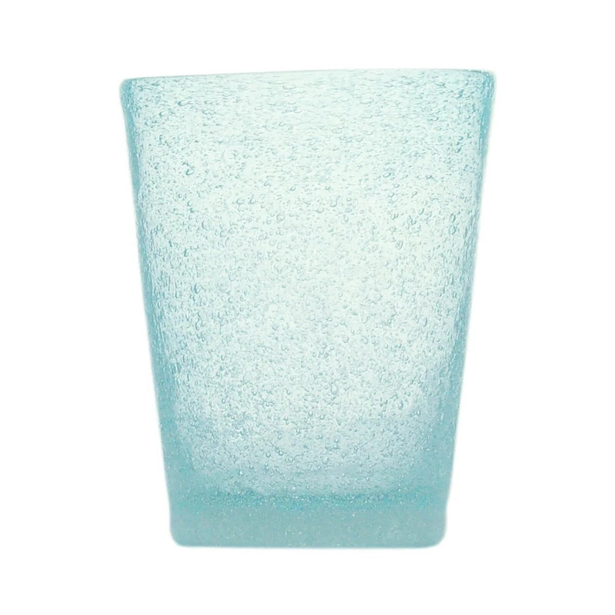 Verre à eau souvenir original bleu clair en verre soufflé 0,25L