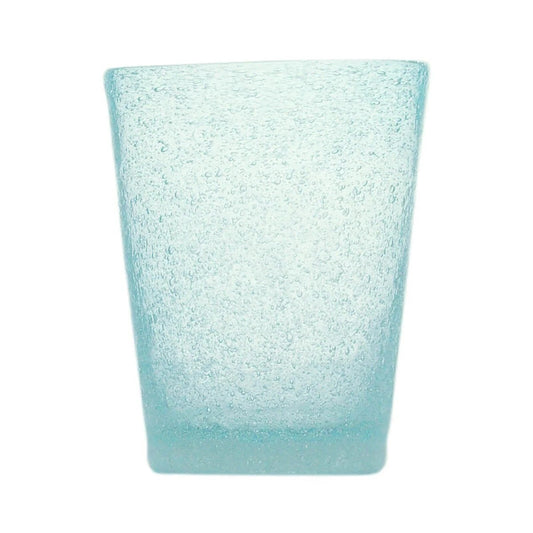 Verre à eau souvenir original bleu clair en verre soufflé 0,25L
