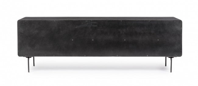 Mobile porta TV 160x40x50 in legno nero