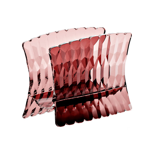Porte-serviettes Vanity couleur mauve 15,2x7,6x h11 cm