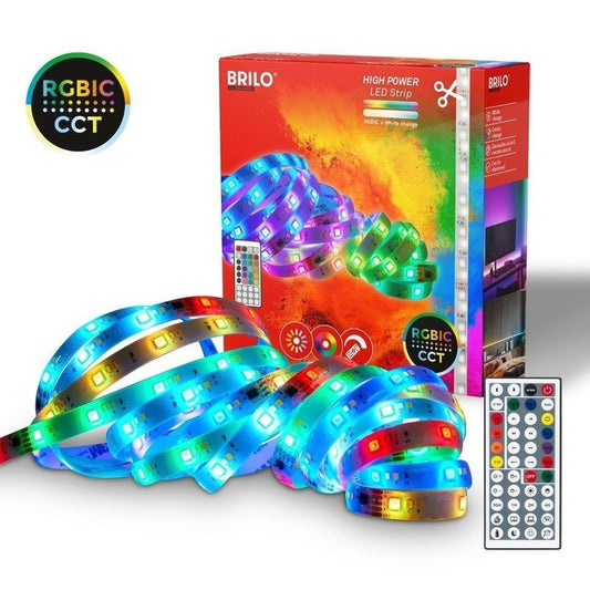 Bande flexible LED rgbic cct 5 mètres 24w 1200lm